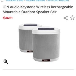 Ion Bluetooth Speakers, Pair