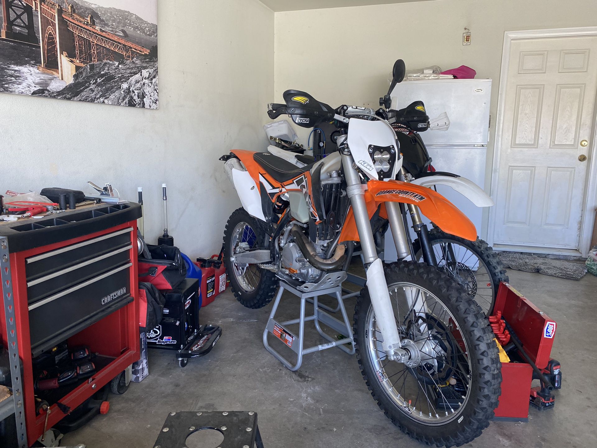 14 ktm 500exc ca plated