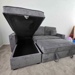 Corduroy Couch New In Box / USB 