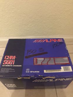 Alpine cd changer in box with hardware