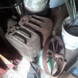 Vintage military gas cans. $30 a piece.