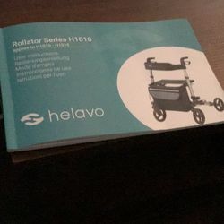 Rollator series H1910  walker / seat new  $75