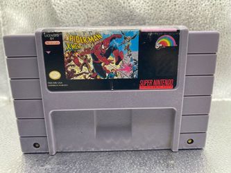 Spiderman and X-Men Arcade's Revenge Super Nintendo Cart Only Tested SNES Used