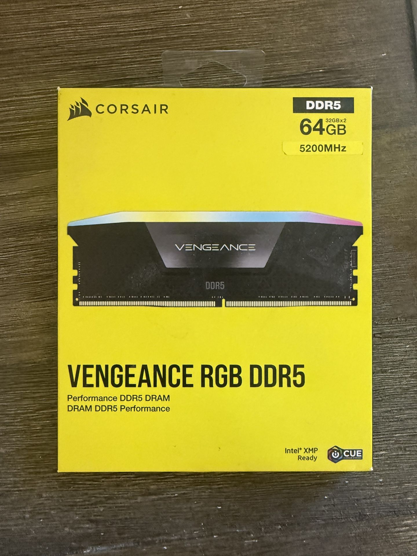 Corsair Vengeance RGB DDR5 64GB Memory RAM 5200 BRAND NEW