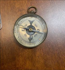 WWI Brass Compass European Works Great