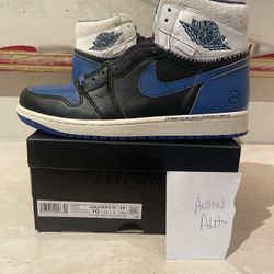 Air Jordan 1 Fragment X Union LA Sport Royal Sz 10 DS