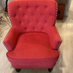 Upholstered armchair