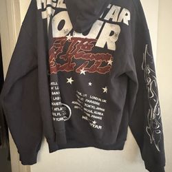 Hellstar Records Tour Hoodie Faded Black