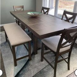 Counter Height Dining Table Set 👉 Brand New İn Stock 👈$50 Pay Easily 