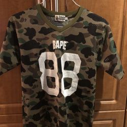 BAPE Bathing Ape Football Jersey Size XL Rare