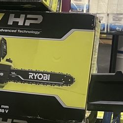 Ryobi 14" 40V Cordless Chainsaw Kit With Battery and Charger Asking price $195 Retail price $259