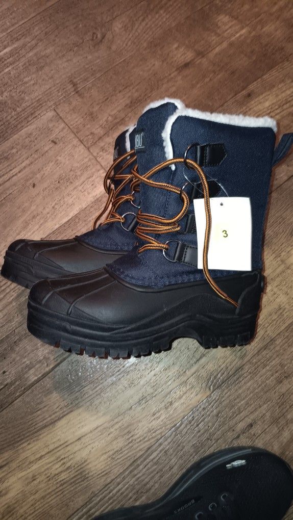 New Khombu Rain/Snow Boots Kids 3