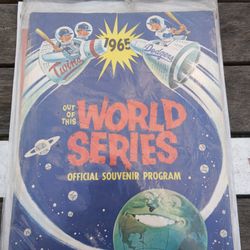 Dodger 1965 World Series Program 