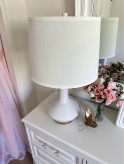 Large White Lamp