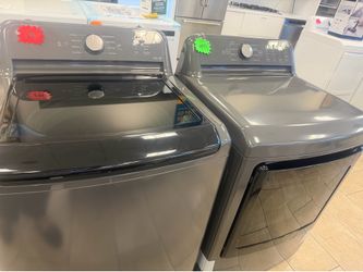 Lg top load washer and electric dryer