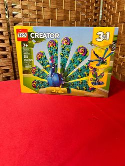 NEW LEGO Creator 3-in-1 Exotic Peacock (31157) - 355 Pcs - Brand New Sealed-$28 CASH
