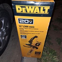 Brand new in the box  dewalt chainsaw