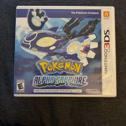 Pokemon Alpha Sapphire Nintendo 3ds