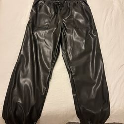 BlankNYC Faux Leather Jogger