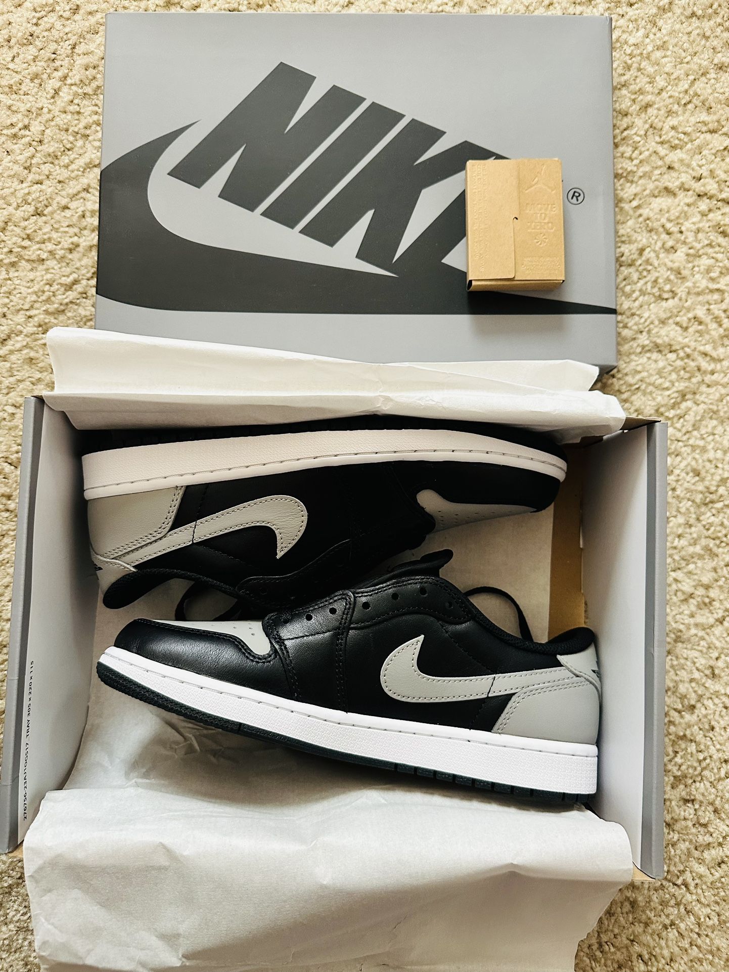 Nike Air Jordan 1 Retro Low OG Shadow Black Grey