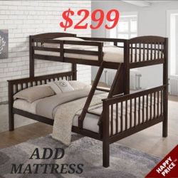 TWIN FULL BUNK BEDS SPECIALS EASY CREDIT APPROVAL NO MONEY DOWN NO CREDIT IS OK