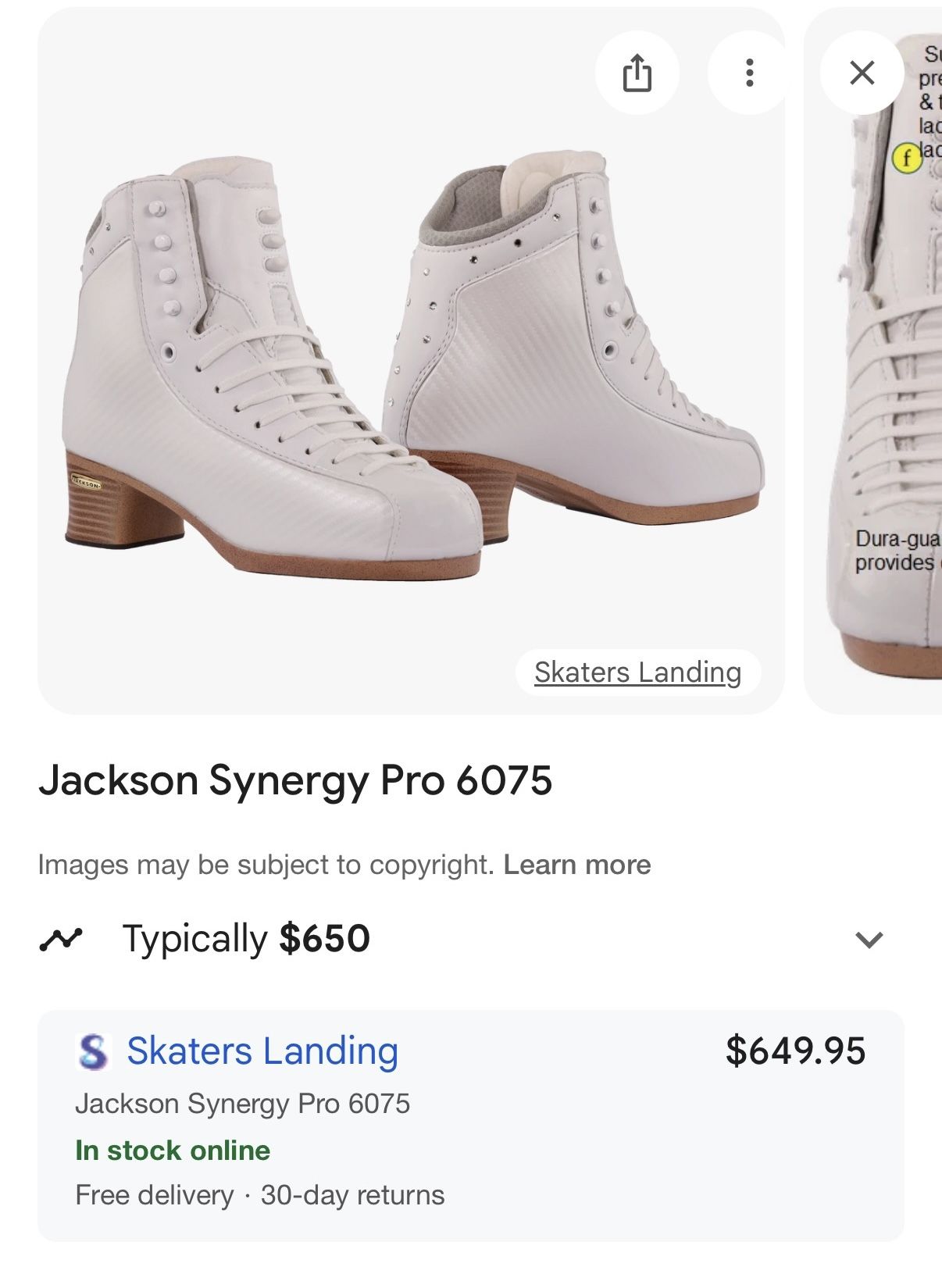 Jackson Ice skating Set