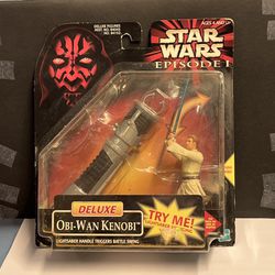 Obi-Wan Kenobi Deluxe With Lightsaber 