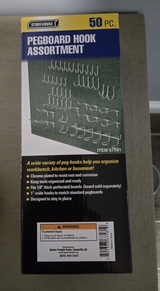 PEGBOARD HOOK ASSORTMENT