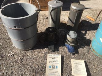 Antique ice cream maker