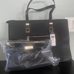 Bcbg Paris Leather  2 Pc Purse