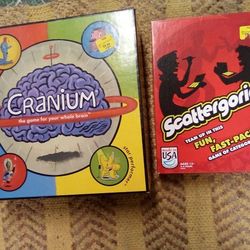 Lot of 2 Cranium+Scattergories 10.00