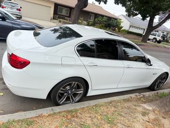 2016 BMW 5 Series White Sedan