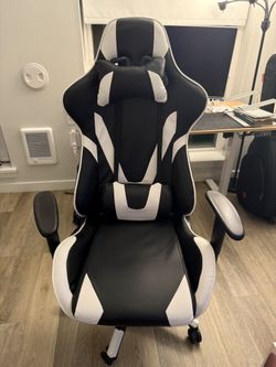 Racing Gaming Ergonomic Chair with Fully Reclining Back in Red LeatherSoft by Flash Furniture