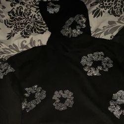 Denim Tears Cashmere Swarovski Cotton Wreath Hoodie