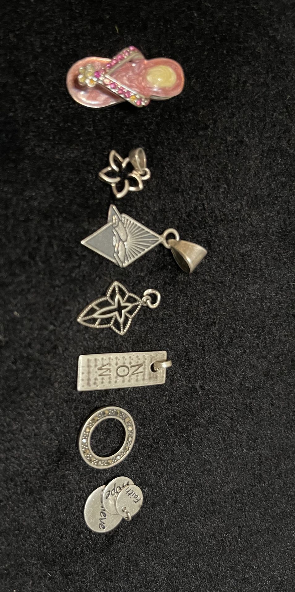 Sterling Sliver Pendants/ Charms Jewelry