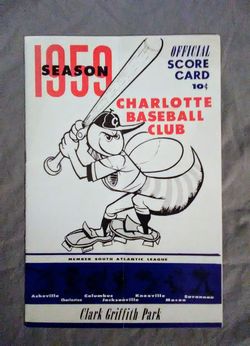 1959 Charlotte (NC) Hornets game program