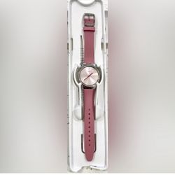 NWT Swatch Pink and Silver Watch SYXS5135