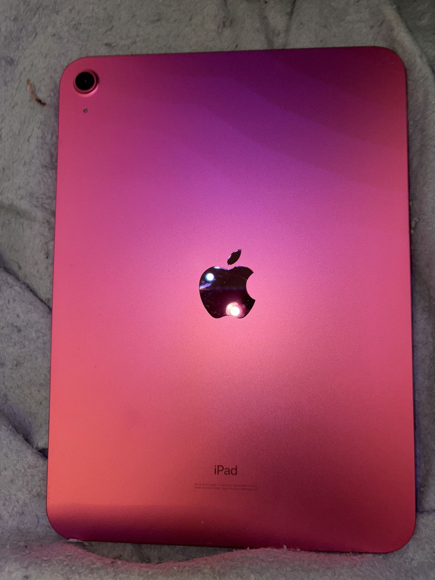 Pink iPad 10th Generation