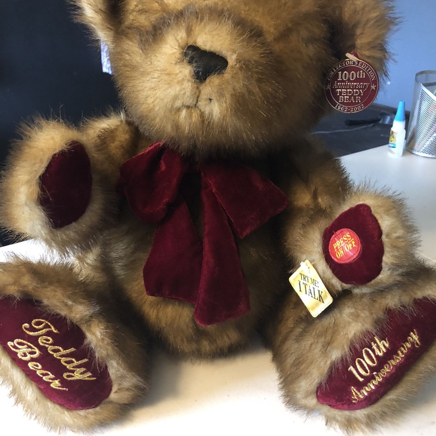 100th Anniversary Special Dan Dee Teddy Bear for Sale in San