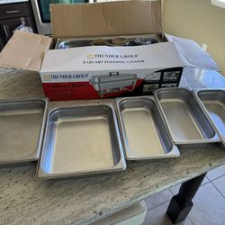 8 Quart Chafing Dish Set With Inserts 