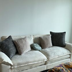 Cream sectional sofa