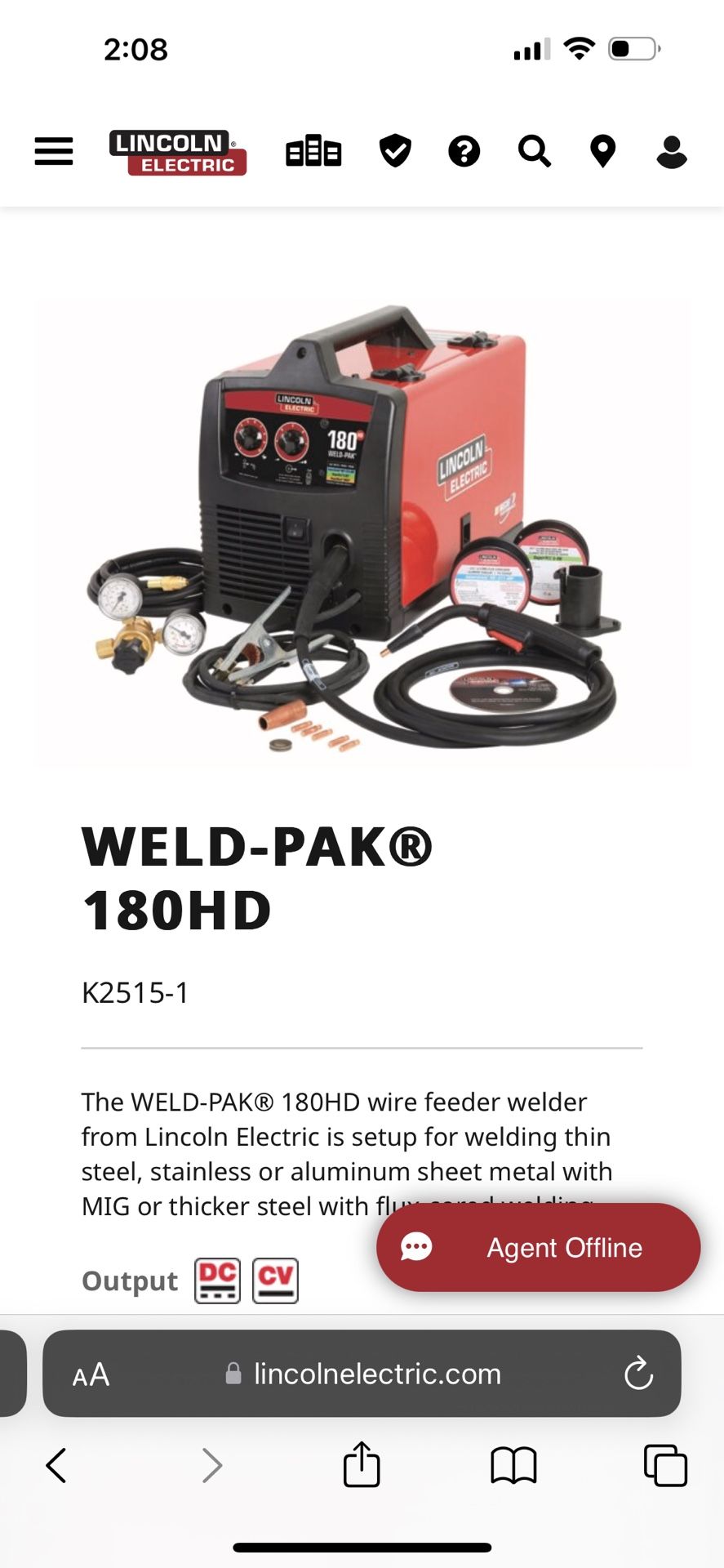 Lincoln Electric Welder