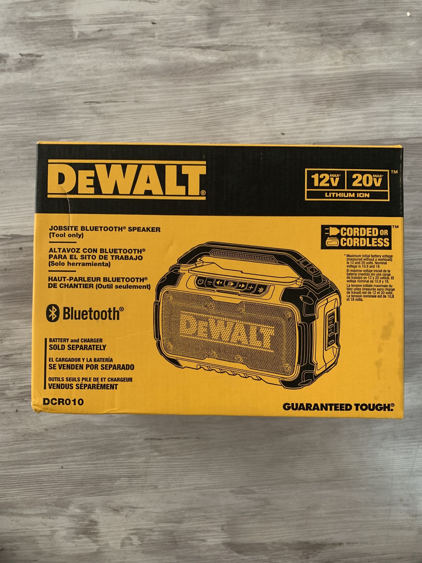 Dewalt Speaker
