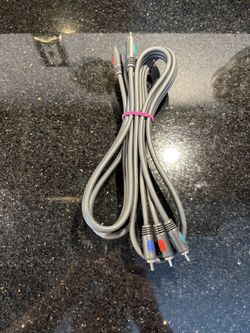 Component Red Green Blue RCA Cable Cord 6.5FT/2 Meter 