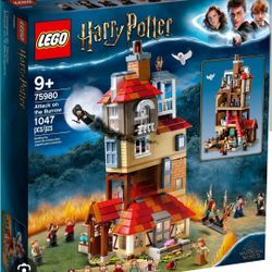 Attack On The Burrow #75980 Harry Potter Lego Set [Complete]