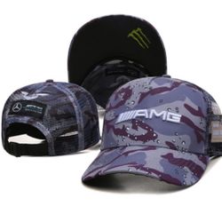 Mercedes Benz Camo AMG Hat F1 Team Hamilton Special Edition