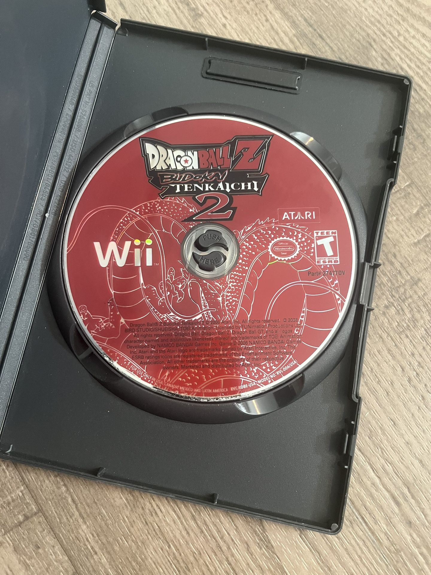DBZ Budokai Tenkaichi 2 Wii