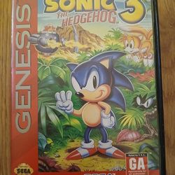 Sonic the Hedgehog 3 Sega Genesis