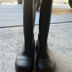 Dunlop Steel Toe Rain Boots, Size 9 Men