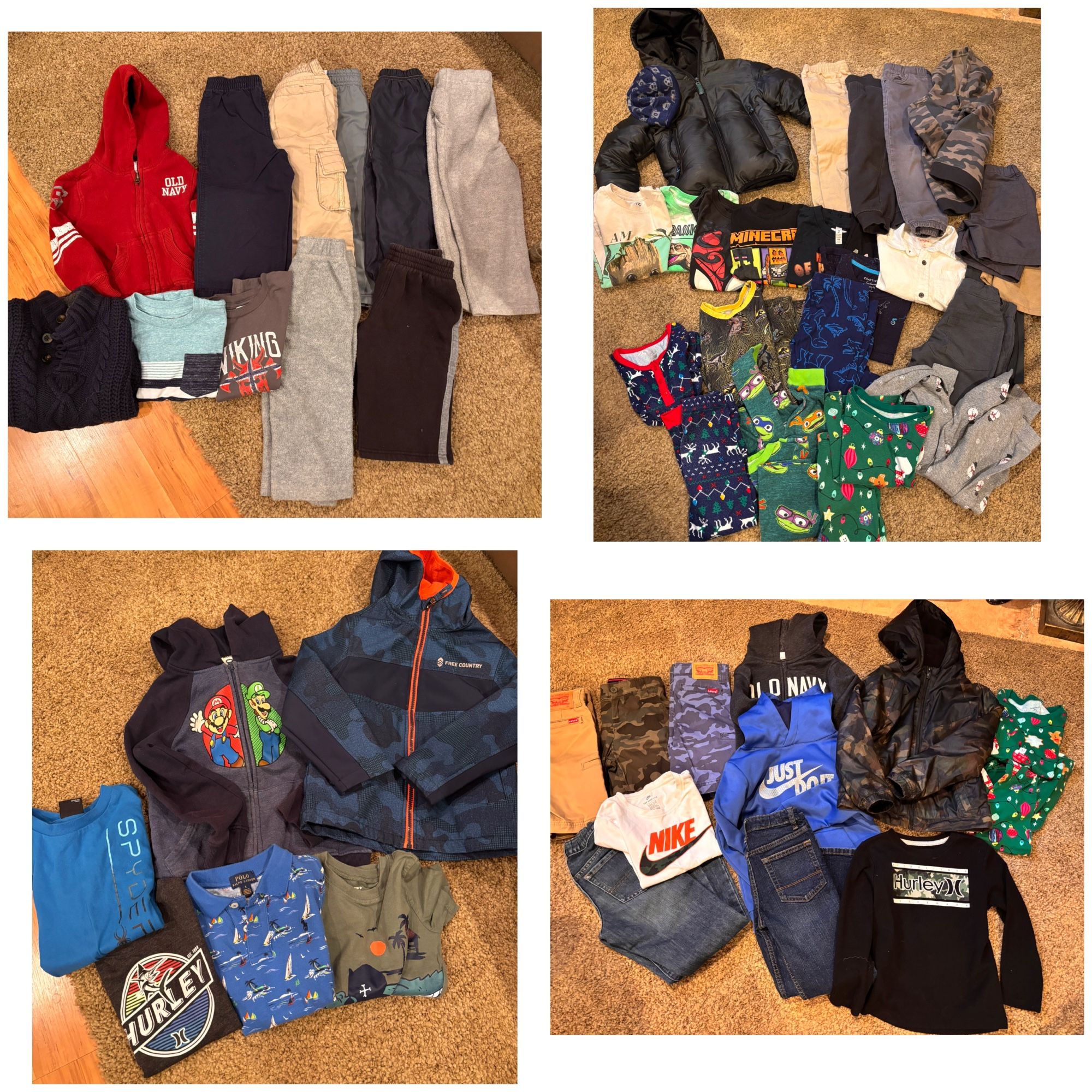 Boys Clothing Bundles See Description For Details